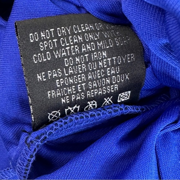 [ AIDEN MATTOX ] Flapper Inspired Royal Blue and Black Beaded Cocktail Dress : 4 - Picture 7 of 7